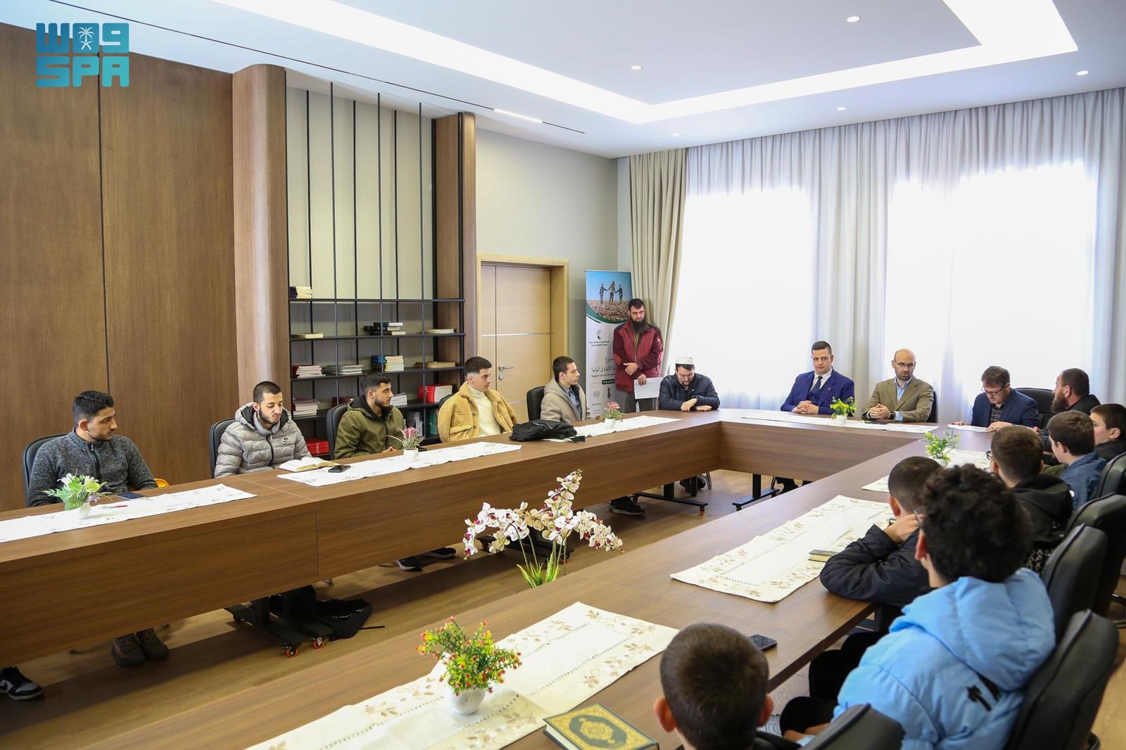 The event was organized in cooperation with the Islamic Sheikdom in Kosovo and coordinated with the Saudi Embassy in Albania, the Saudi Press Agency reported. (SPA)