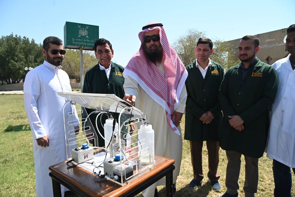 A research project to improve the feasibility of green hydrogen production has been launched by KFUPM. (Supplied)