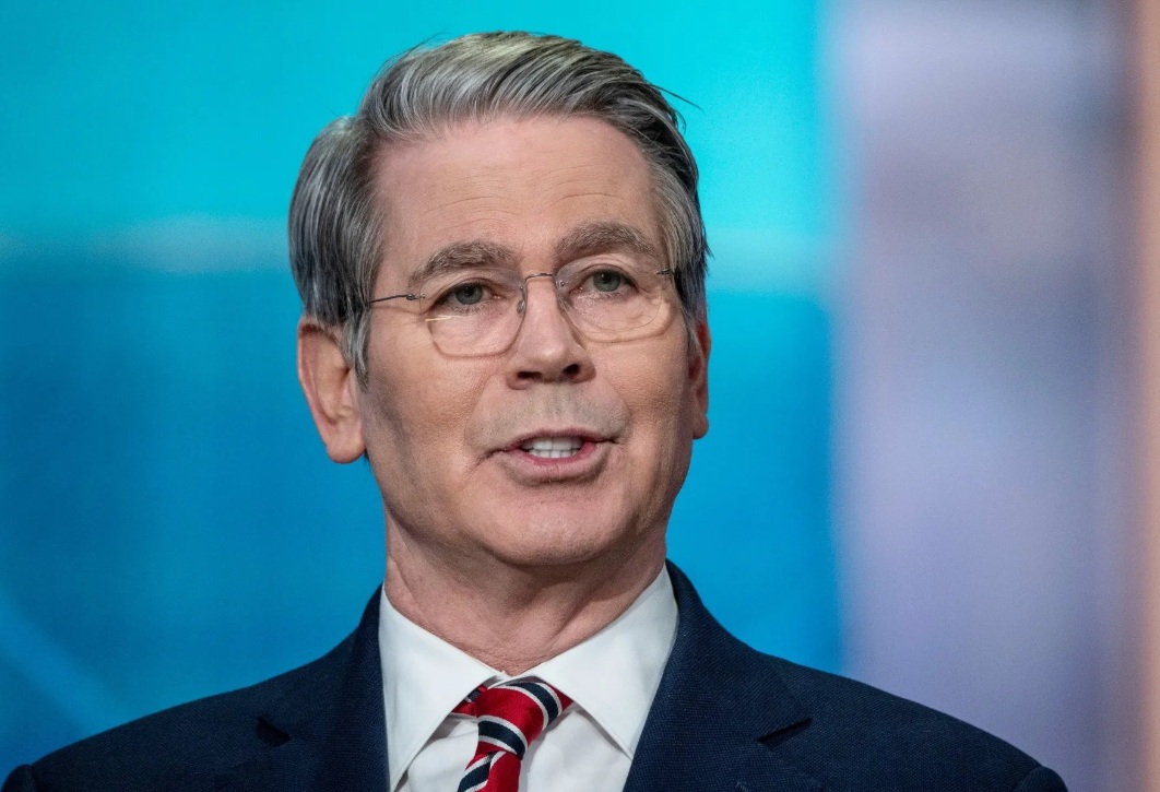 US Treasury Secretary Scott Bessent said in a Tuesday speech that the ongoing tariffs showdown against China is unsustainable and expects a "de-escalation" in the trade war between the world's two largest economies. (X/@amitisinvesting)