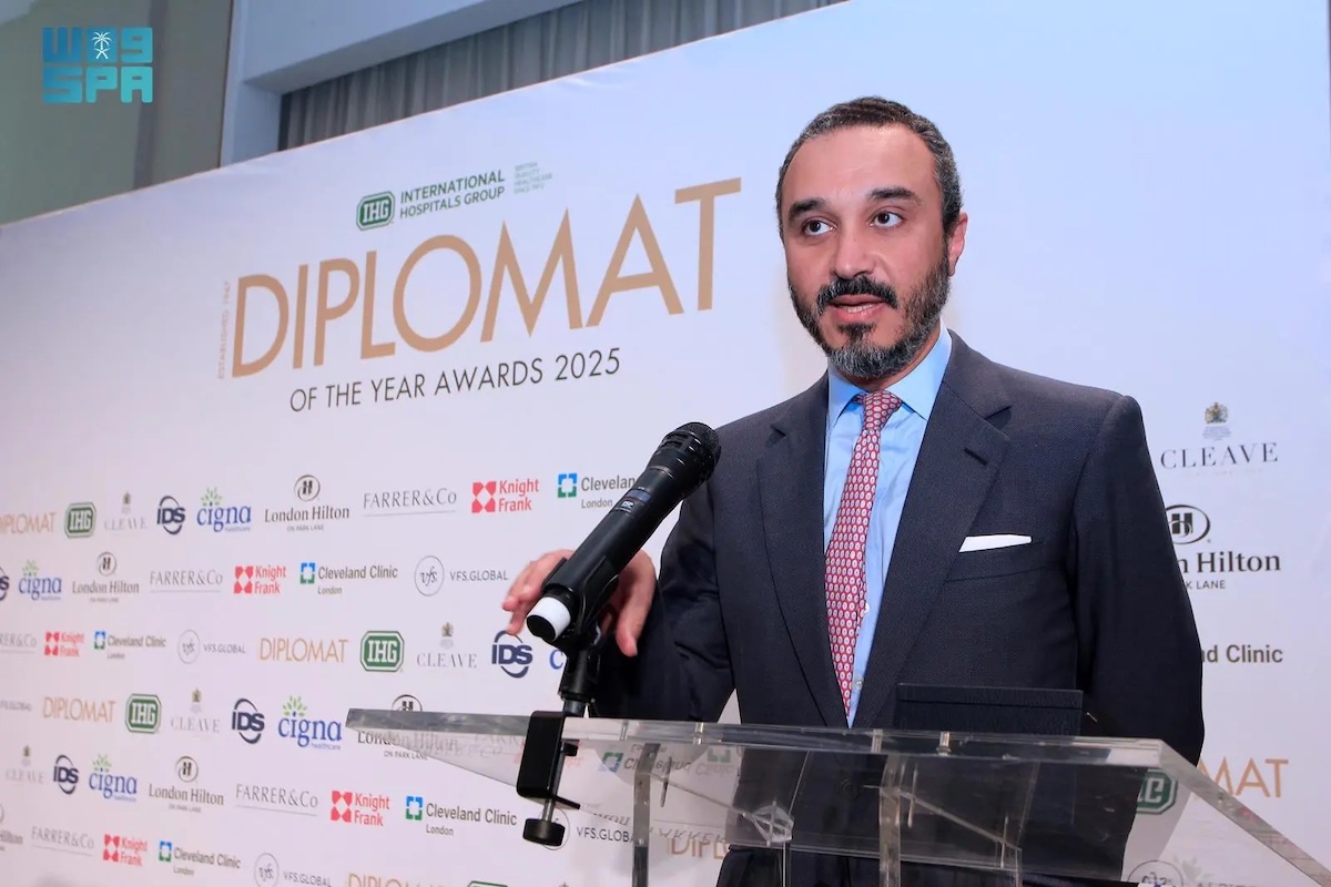 Saudi ambassador to UK voted MENA diplomat of the year