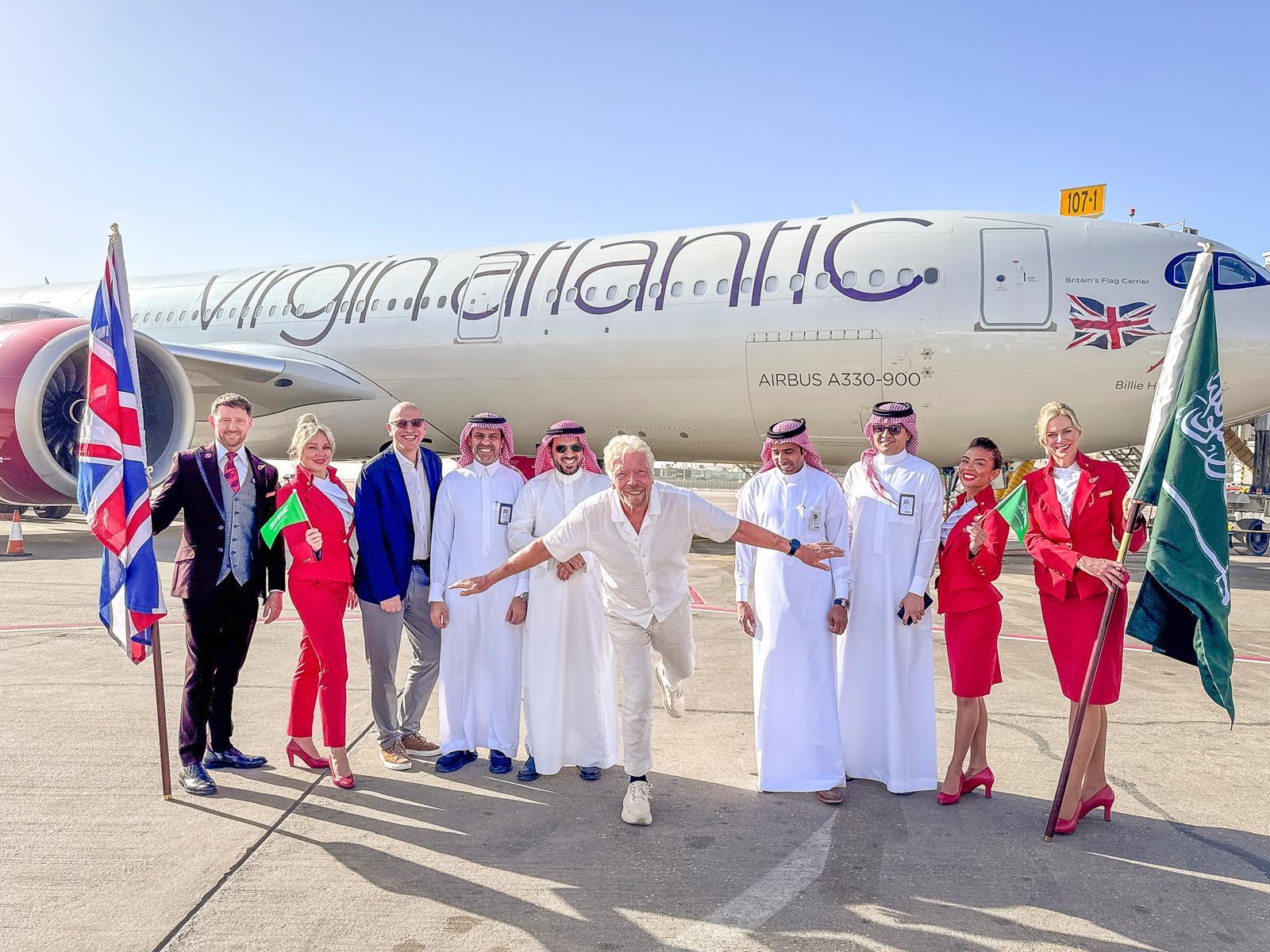 Virgin Atlantic arrives in Riyadh. (Virgin Atlantic)