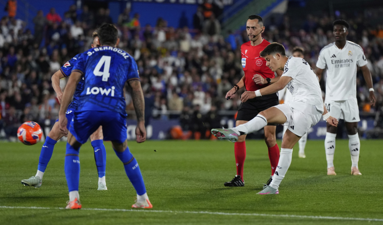 Real Madrid beat Getafe 1-0 in Spanish league ahead of Copa del Rey final against Barcelona
