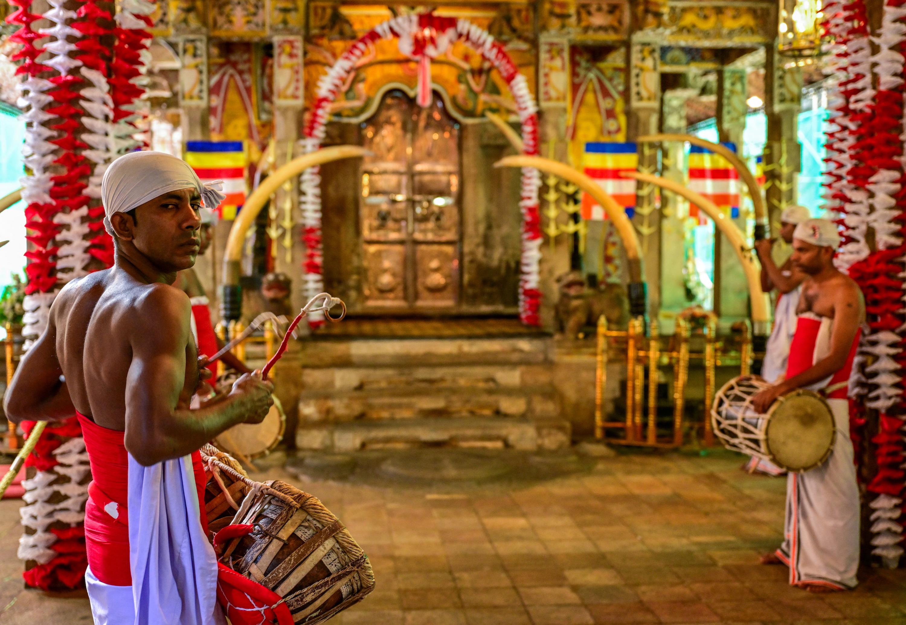 Sri Lanka Buddhists overwhelm city in bid to see Buddha's sacred tooth