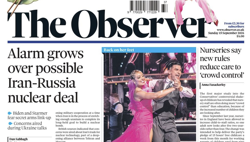 The Observer will become Tortoise Media’s flagship brand, while the Tortoise name will be retained as a sub-brand for long-form investigations and other digital content. (Screenshot/File Photo)