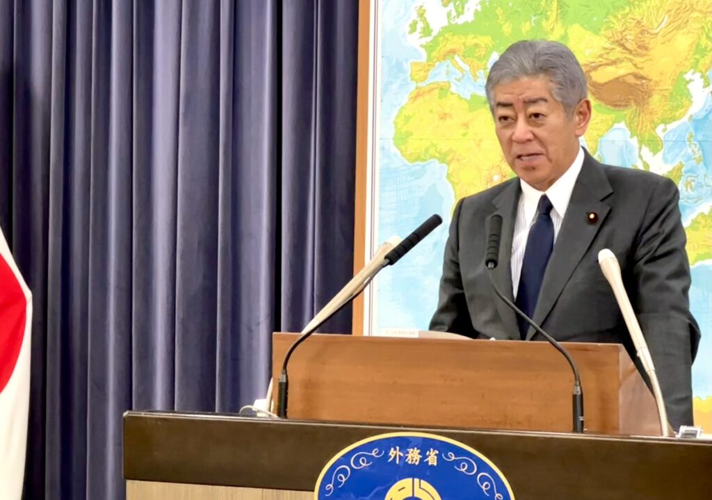 Japanese Foreign Minister Takeshi Iwaya will visit Saudi Arabia on April 30 and May 1 on a trip that will also take him to the United Nations in New York and Senegal in Africa. (Supplied)