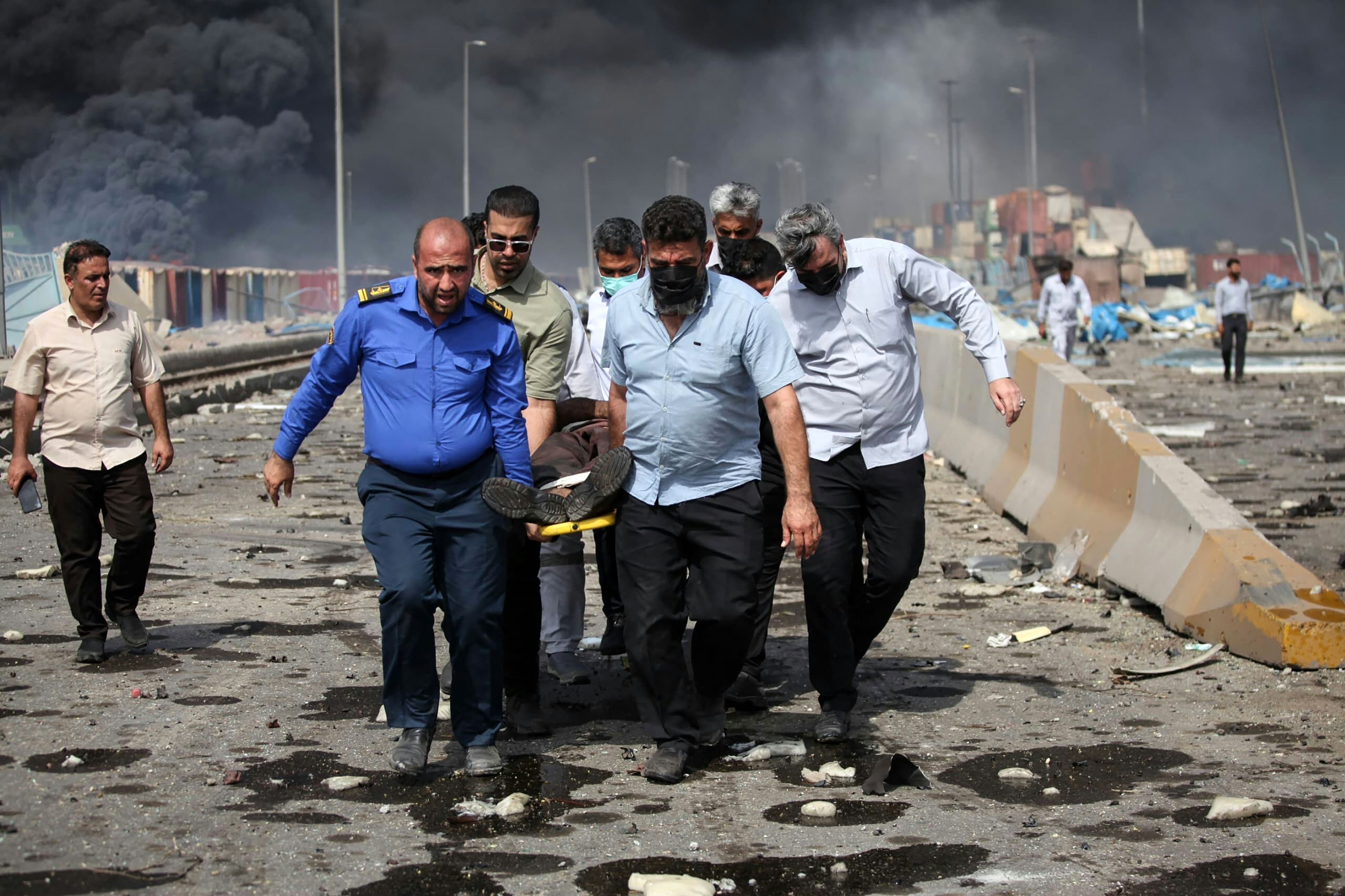 Fire blazes day after Iran port blast killed 28, injured 1,000