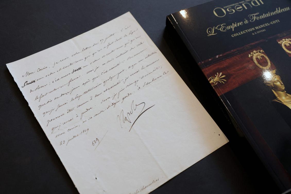 Napoleon letter denying he ordered pope kidnapping sold at auction
