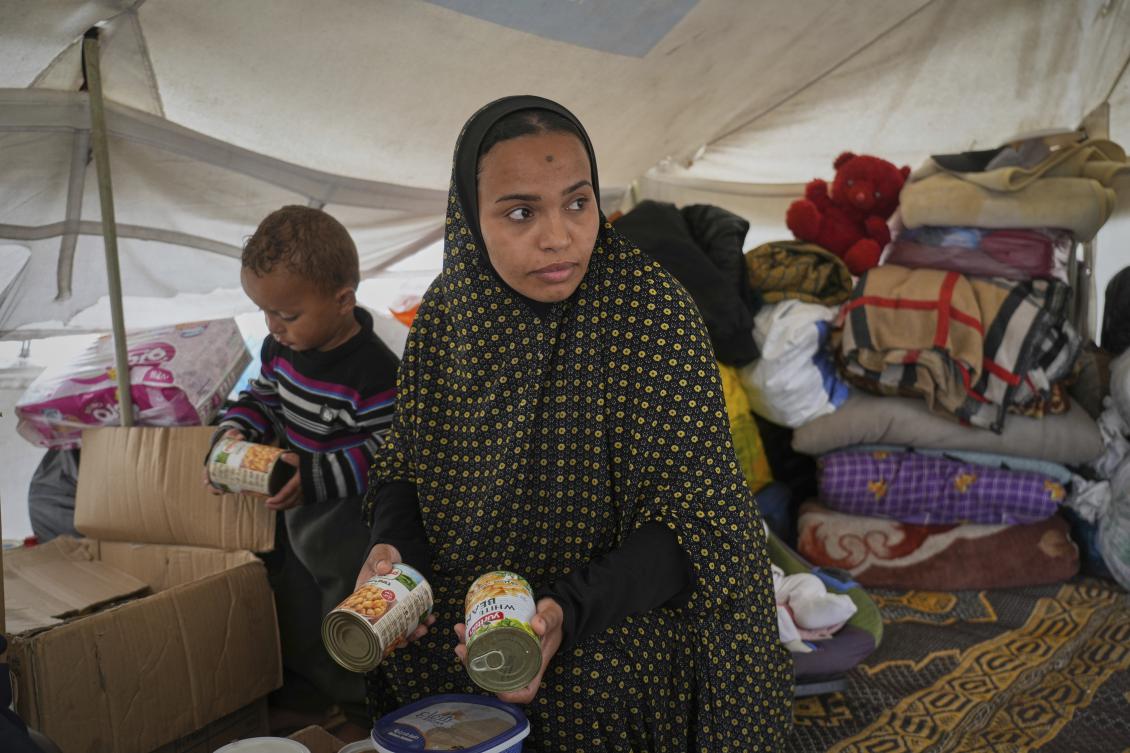 According to the United Nations Population Fund, up to 20 percent of Gaza’s estimated 55,000 pregnant women are malnourished, and half face high-risk pregnancies. (AP)