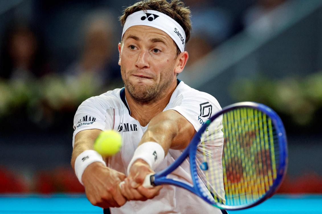 Christian Ruud defeated former world number two Petr Korda in their only meeting on the ATP Tour at the Miami Open in 1999, a stat which surprised world number 15. (AFP)