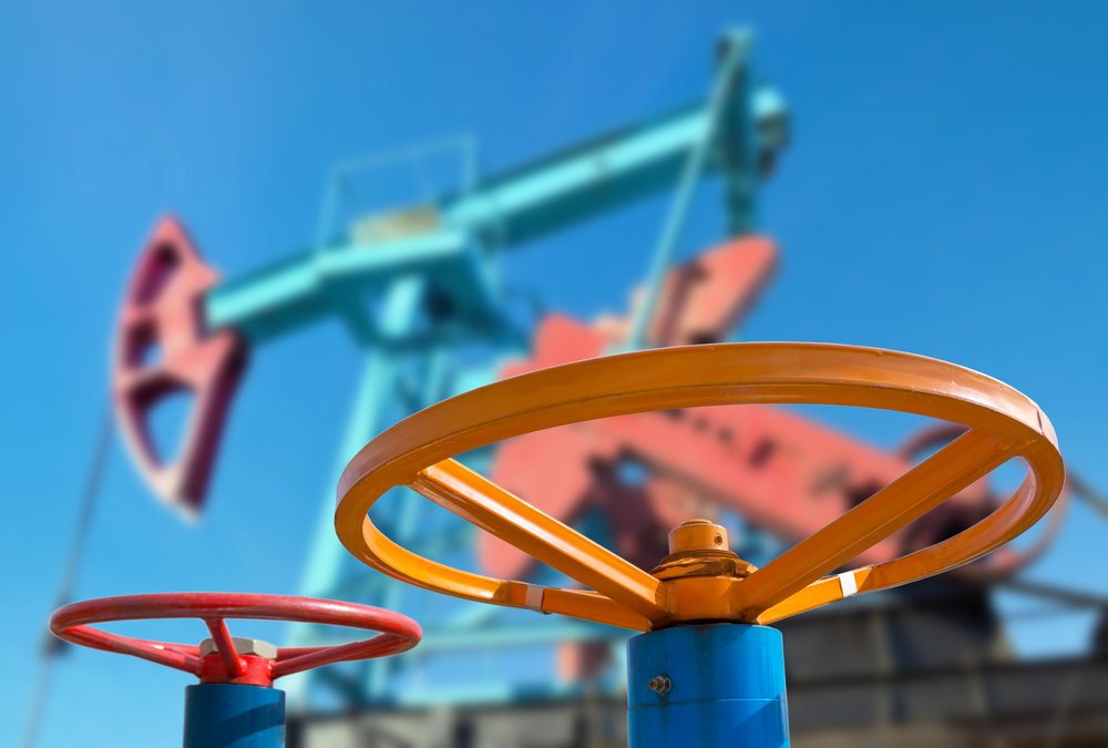Brent crude futures were up 4 cents, or 0.06 percent, at $66.91 a barrel, as of 11:12 a.m. Saudi time. Shutterstock