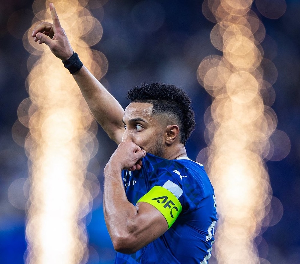Salem Al-Dawsari’s goal for Al-Hilal in the 7-0 win over Gwangju FC was his ninth of the AFC Champions League Elite this season. (X/@Alhilal_EN)