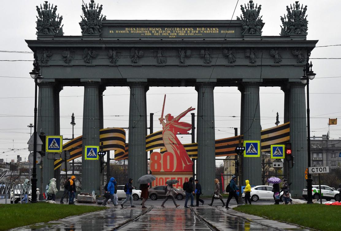 The Kremlin said Monday that Russian President Vladimir Putin has ordered the full cessation of hostilities on “humanitarian grounds” for the Victory Day on May 9. (AFP)