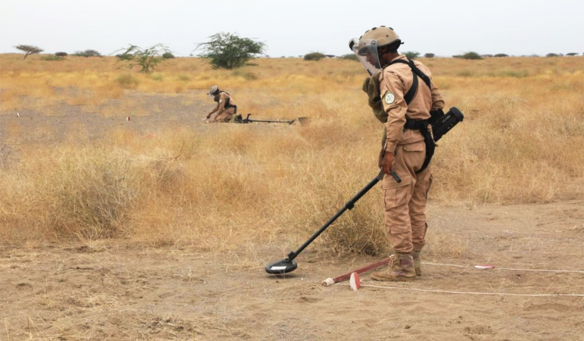 The initiative trains local demining engineers and provides them with modern equipment. (Supplied)