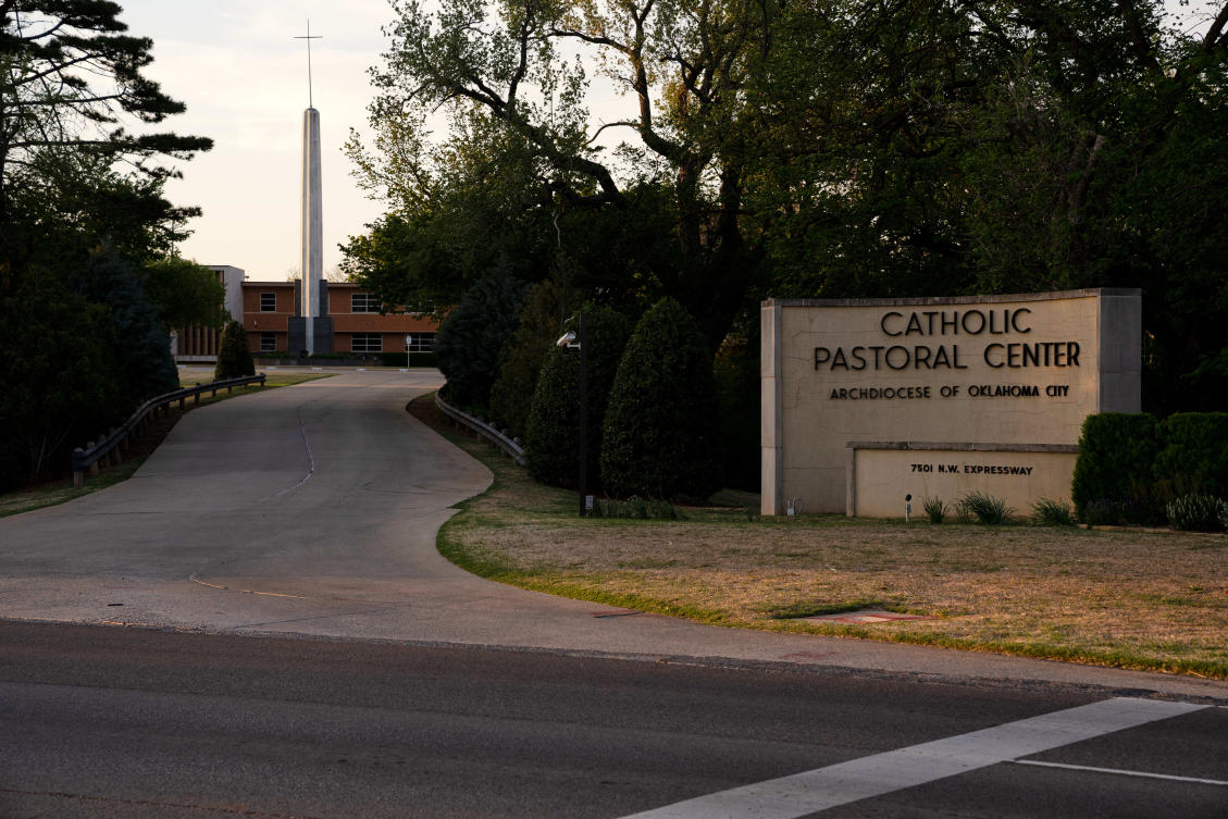 The Catholic Church in Oklahoma is vying to open the nation’s first publicly funded religious charter school, Saint Isidore of Seville. (AP)