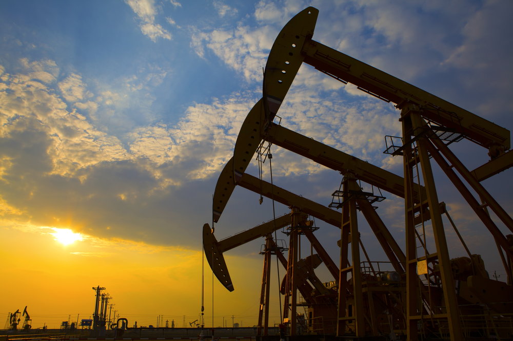 Brent crude futures fell by 83 cents, or 1.29 percent, to $63.42 per barrel by 10:30 a.m. Saudi time. Shutterstock