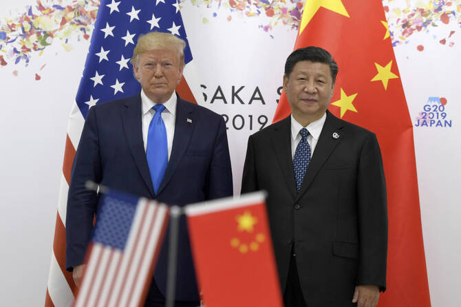 President Donald Trump on Wednesday acknowledged that his tariffs could result in fewer and costlier products in the United States, saying American kids might "have two dolls instead of 30 dolls," but he insisted China will suffer more from his trade war. (AP/File)
