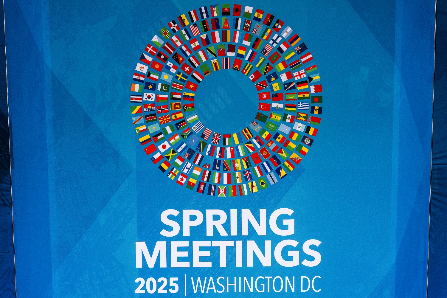 This year’s IMF and World Bank’s Spring Meetings stood out, coinciding with Trump’s “Liberation Day” tariffs (File/AFP)