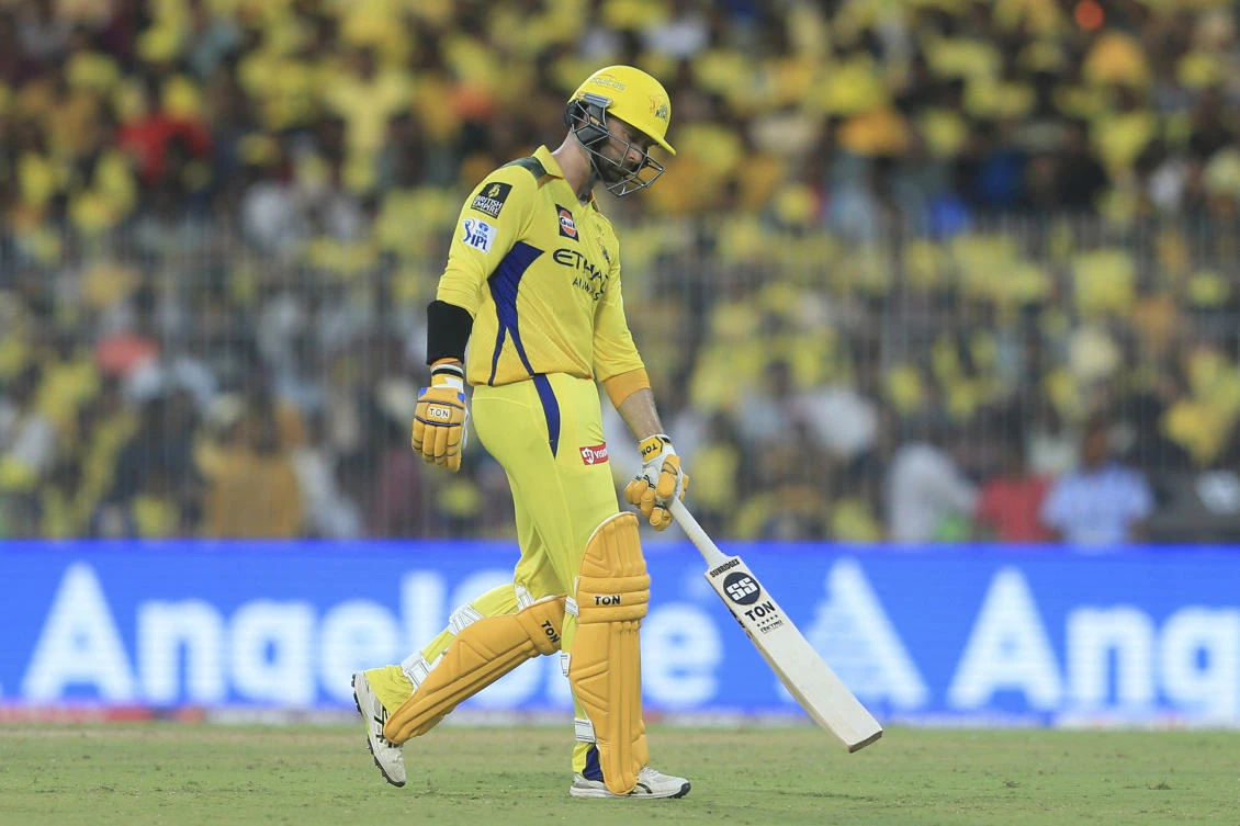 Chennai’s top order collapsed as they lost three wickets in the first six overs after Delhi Capitals had posted 183-6 on Saturday. (AP)