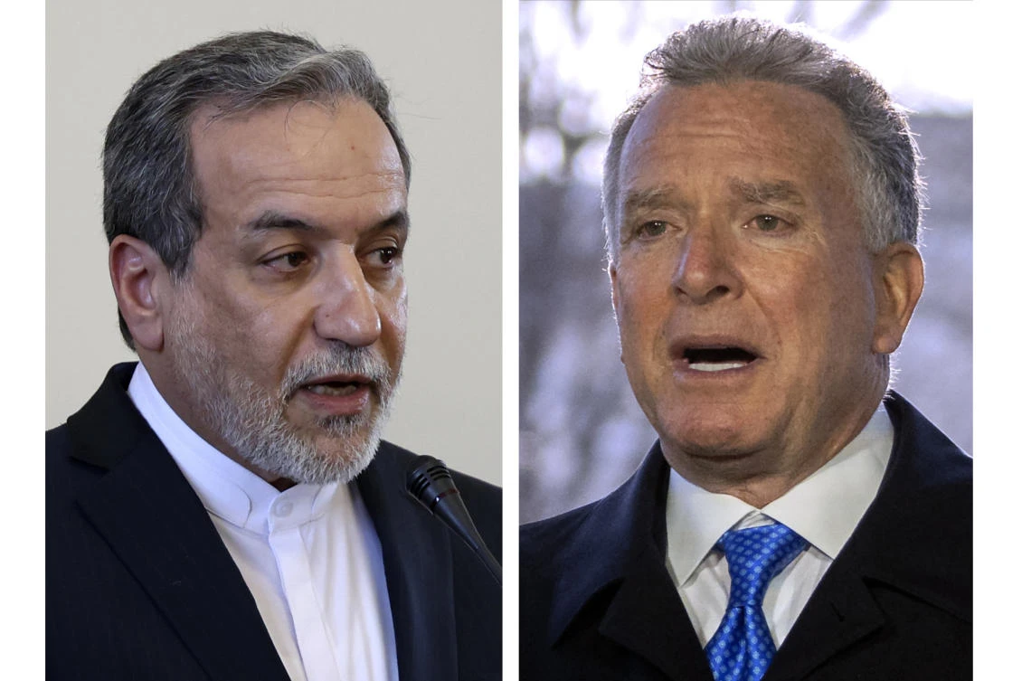 This combo shows Iranian Foreign Minister Abbas Araghchi, left, pictured in Tehran, Iran, Tuesday, Feb. 25, 2025 and Steve Witkoff, right, White House special envoy, pictured in Washington, Wednesday, March 19, 2025. (AP/File Photo)