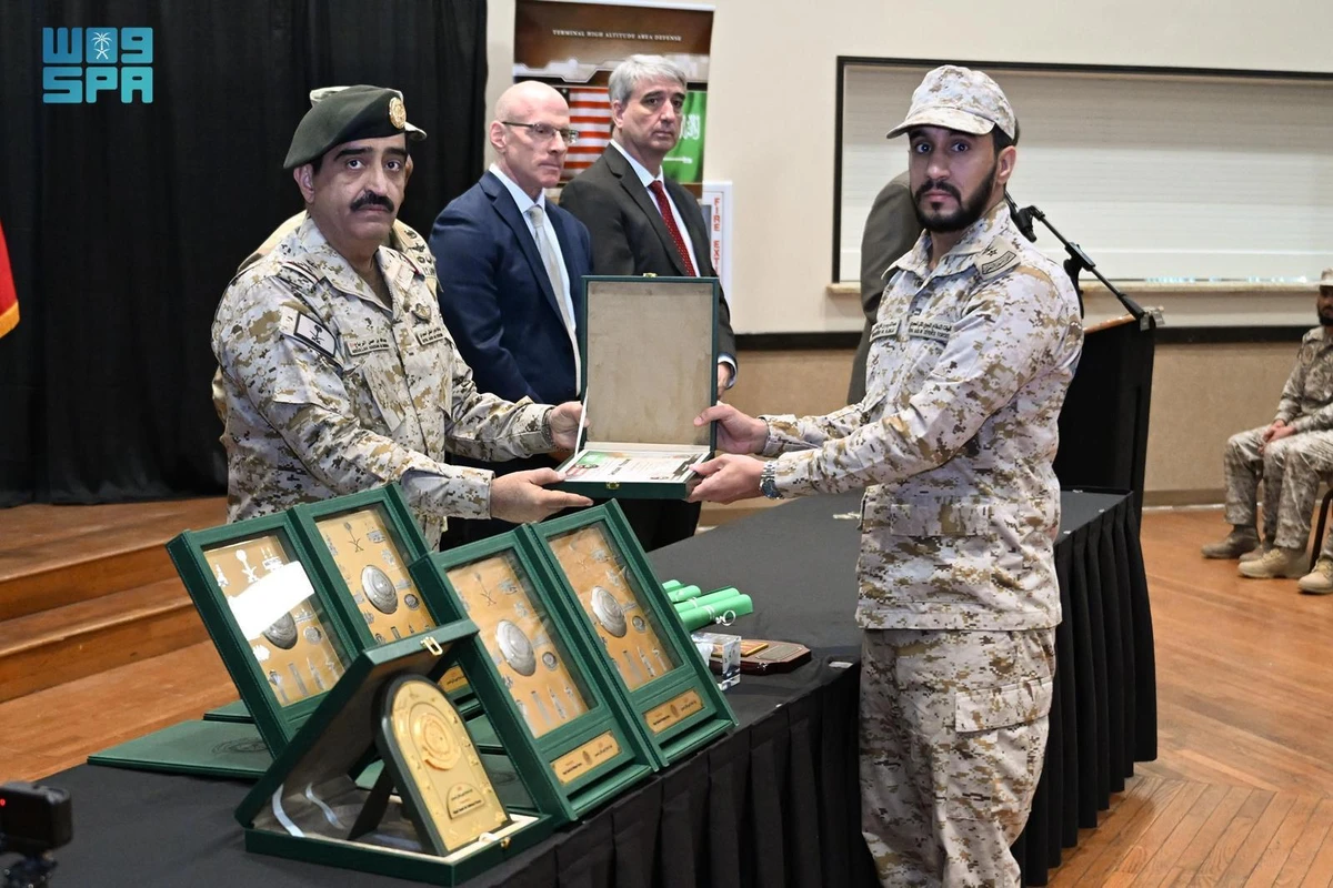 The graduation ceremony was held at Fort Bliss in El Paso, Texas. (SPA)