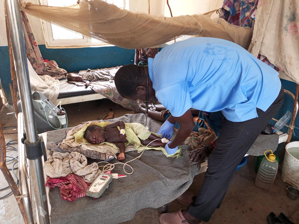 The UN’s World Food Programme said that 7.7 million people in South Sudan face the third-highest category of need – defined as ‘crisis, emergency, or catastrophic.’ (CARE via Reuters)
