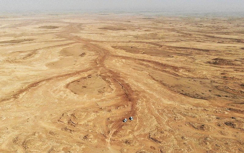 The Empty Quarter was not always barren — a study by several universities reveals that this region once had a lake and river system. (Supplied)