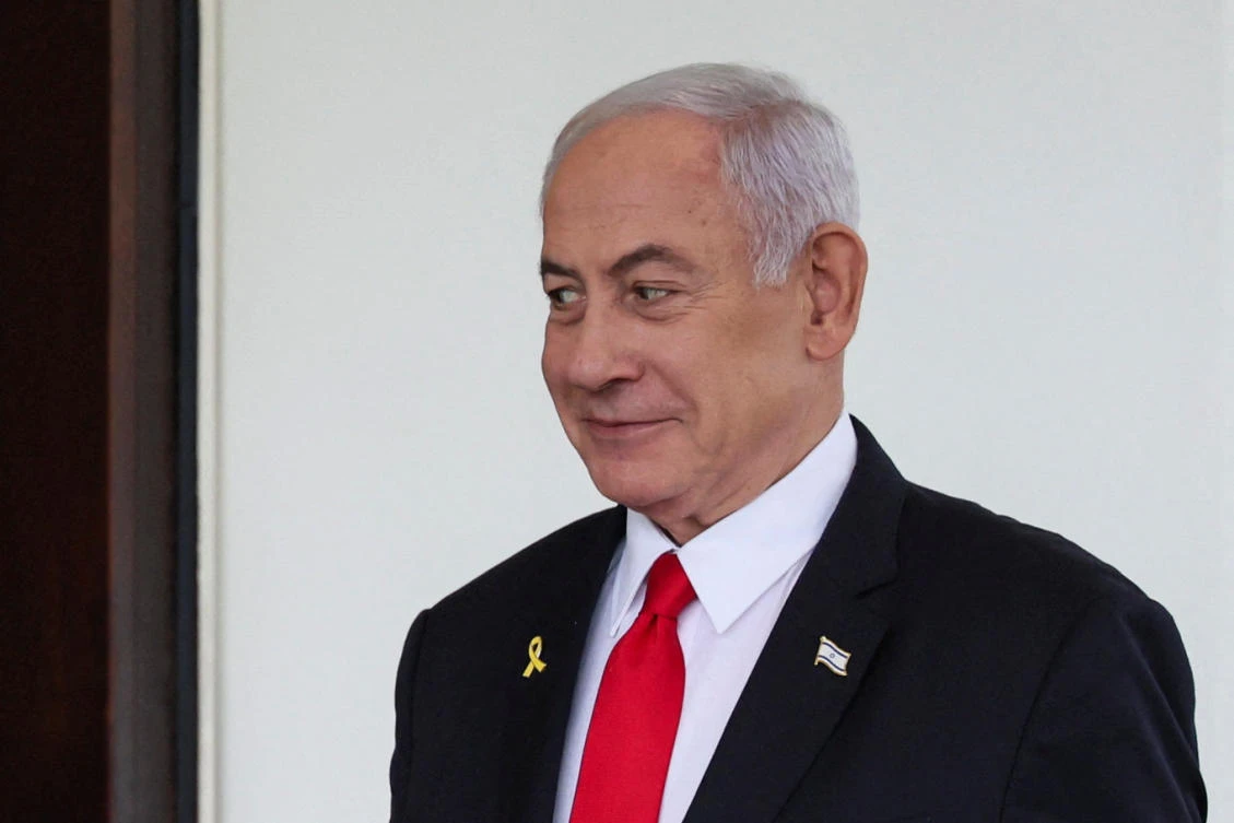 Israeli Prime Minister Benjamin Netanyahu walks to enter the White House in Washington, D.C., US, April 7, 2025. (Reuters)