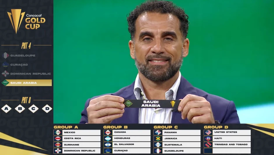 Concacaf Gold Cup draw lands Saudi Arabia in group with hosts USA