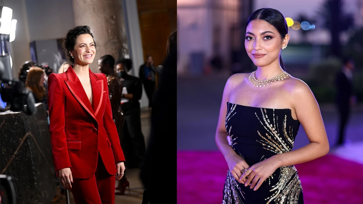 May Calamawy (L) and May Elghety (R). (Getty Images)