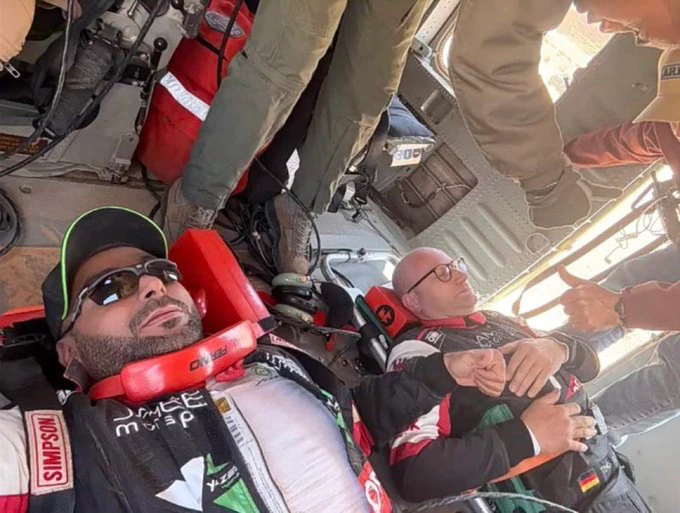 Accident puts Saudi rally driver Yazeed Al Rajhi out of contention in Baja Jordan 2025