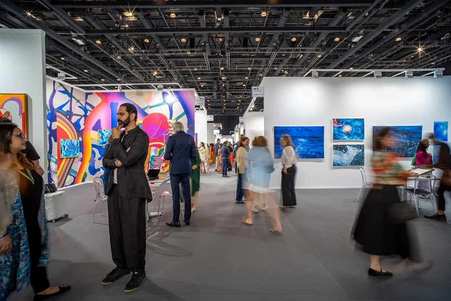 Visitors pictured at Art Dubai 2024. (Supplied)