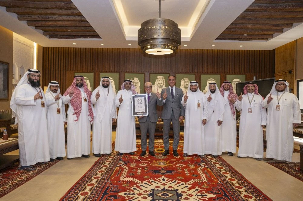 Diriyah Company has achieved a Total Recordable Incident Rate of 0.015 for ongoing infrastructure projects. (Supplied)