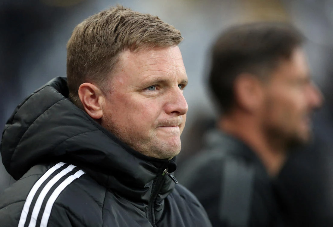 Newcastle United manager Eddie Howe has been recovering from pneumonia, a club statement released on Monday said. (Reuters)