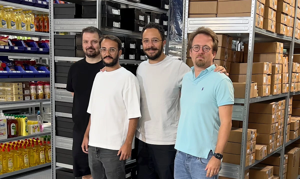 Team members of Quiqup, a UAE-based e-commerce logistics provider.