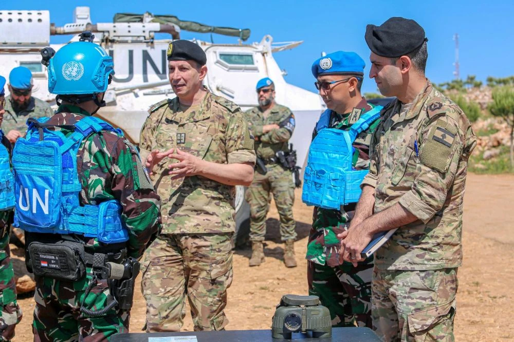 Lebanon army chief reports 5,500 operations to seize weapons south of Litani River