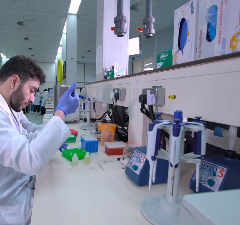 National initiatives like the Saudi Genome Program are driving the development of a knowledge-based healthcare system aligned with Vision 2030. (Photo: Vision 2030)
