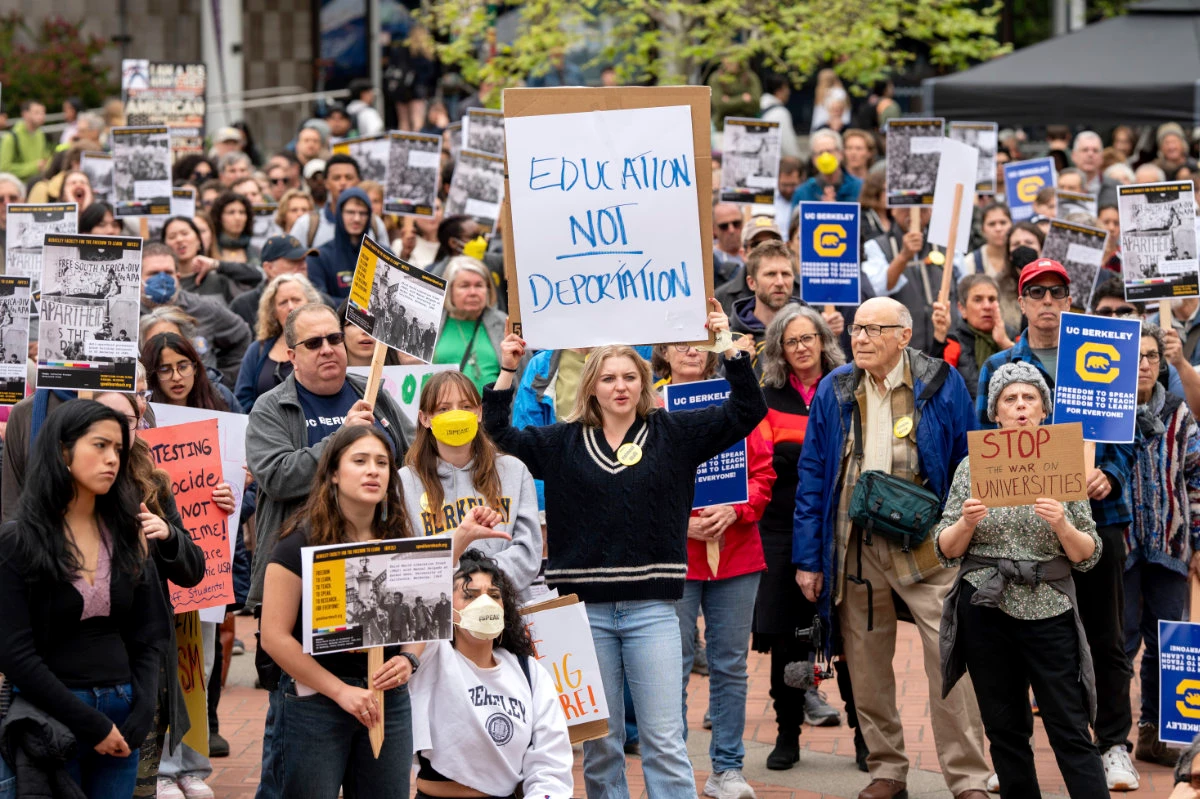 University protests blast Trump’s attacks on funding, speech and international students