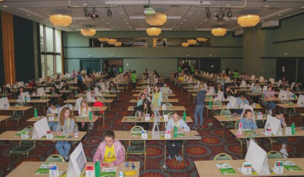 A view of the 2025 European Girls' Mathematical Olympiad held in Pristina, Kosovo from April 11 to 17, 2025. (EGMO photo)
