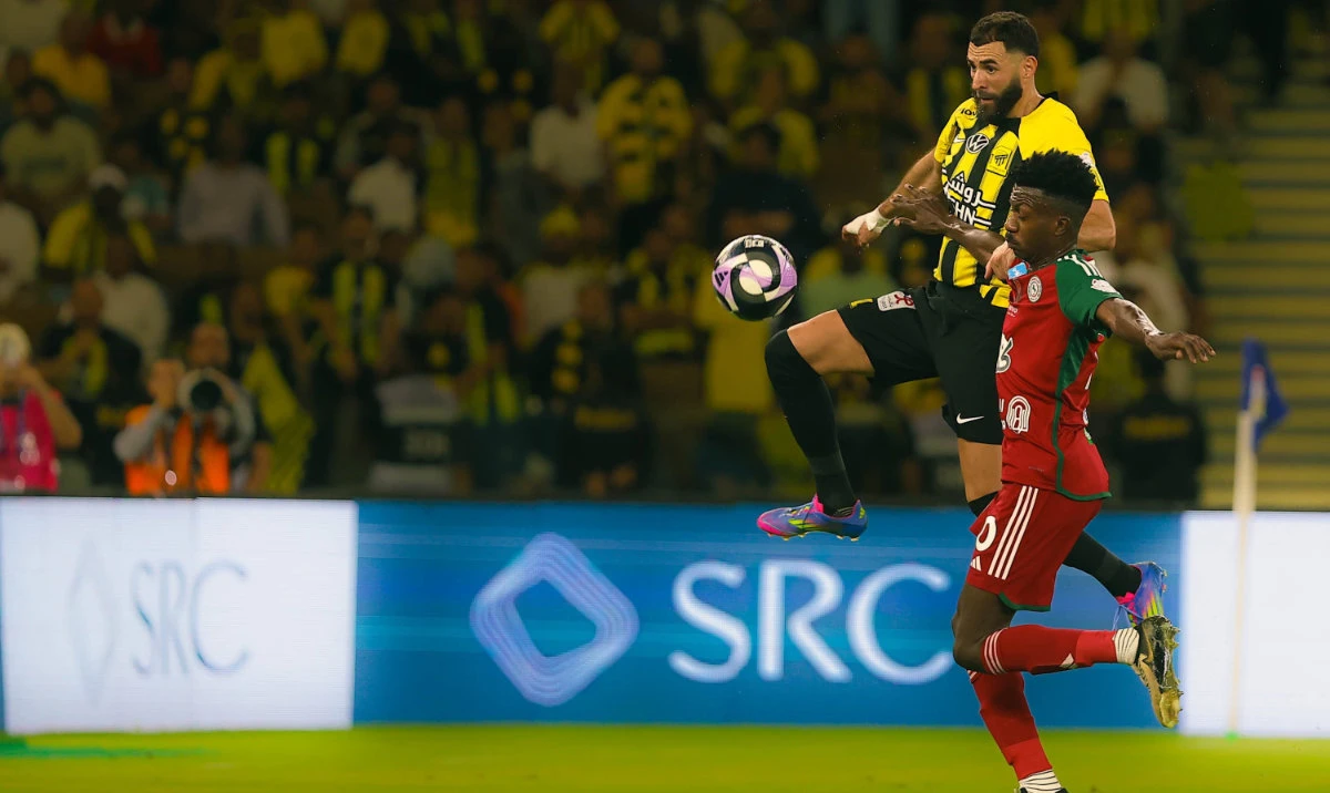 Al-Ittihad took a big step toward the Saudi Pro League title on Monday, beating Ettifaq 3-2 to move six points clear at the top of the table. (@ittihad_en)