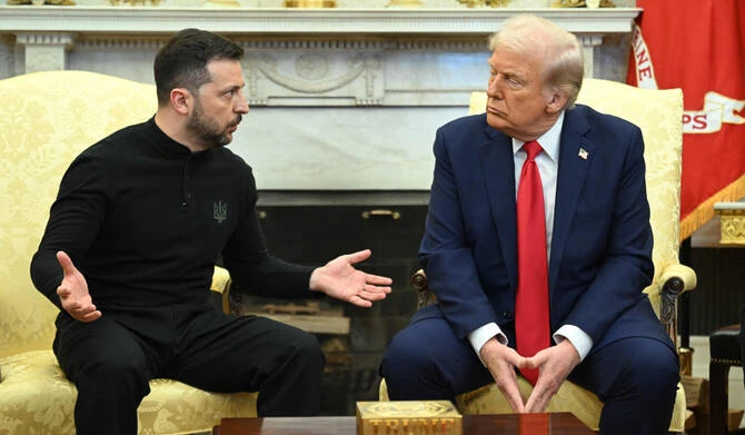 US President Donald Trump on Wednesday said a deal on halting the Ukraine war was "very close," but slammed Ukrainian President Volodymyr Zelensky over his refusal to formally cede Crimea to Russia. (AFP/File)