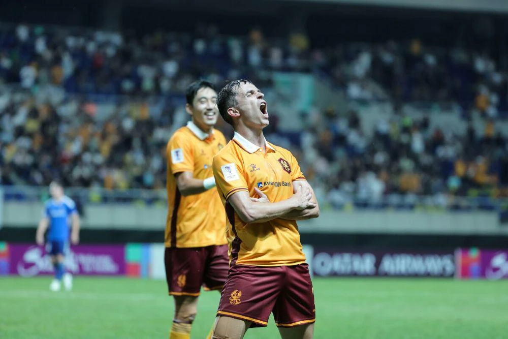 Gwangju’s Albanian winger Jasir Asani is the tournament’s leading scorer with nine goals. (AFC)