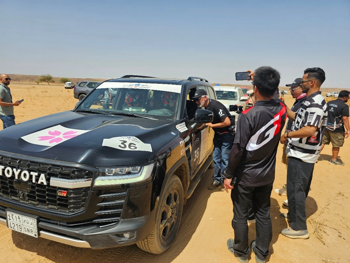 Stage two on Thursday brought participants across Jordan’s border into the northwestern reaches of Saudi Arabia. (SUPPLIED)