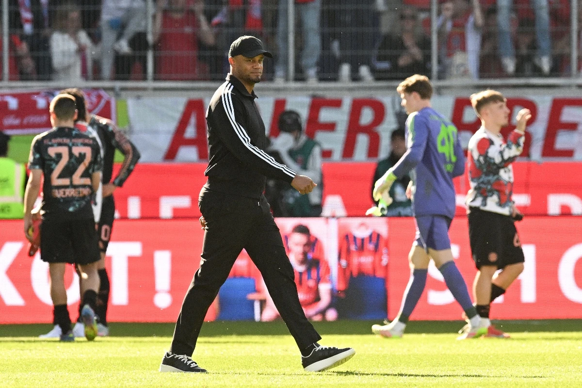 “I only prepare for the Mainz game. Only the game is important, those 90 minutes,” Kompany told a press conference when asked about planning for potential title celebrations. (AFP)