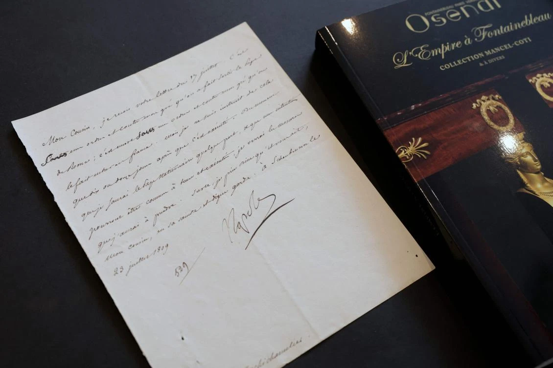 Napoleon letter denying he ordered pope kidnapping sold at auction