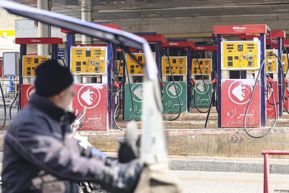 In 2021, a large cyberattack on Iranian petrol stations was said by Tehran to likely be caused by Israel. (AFP file photo)