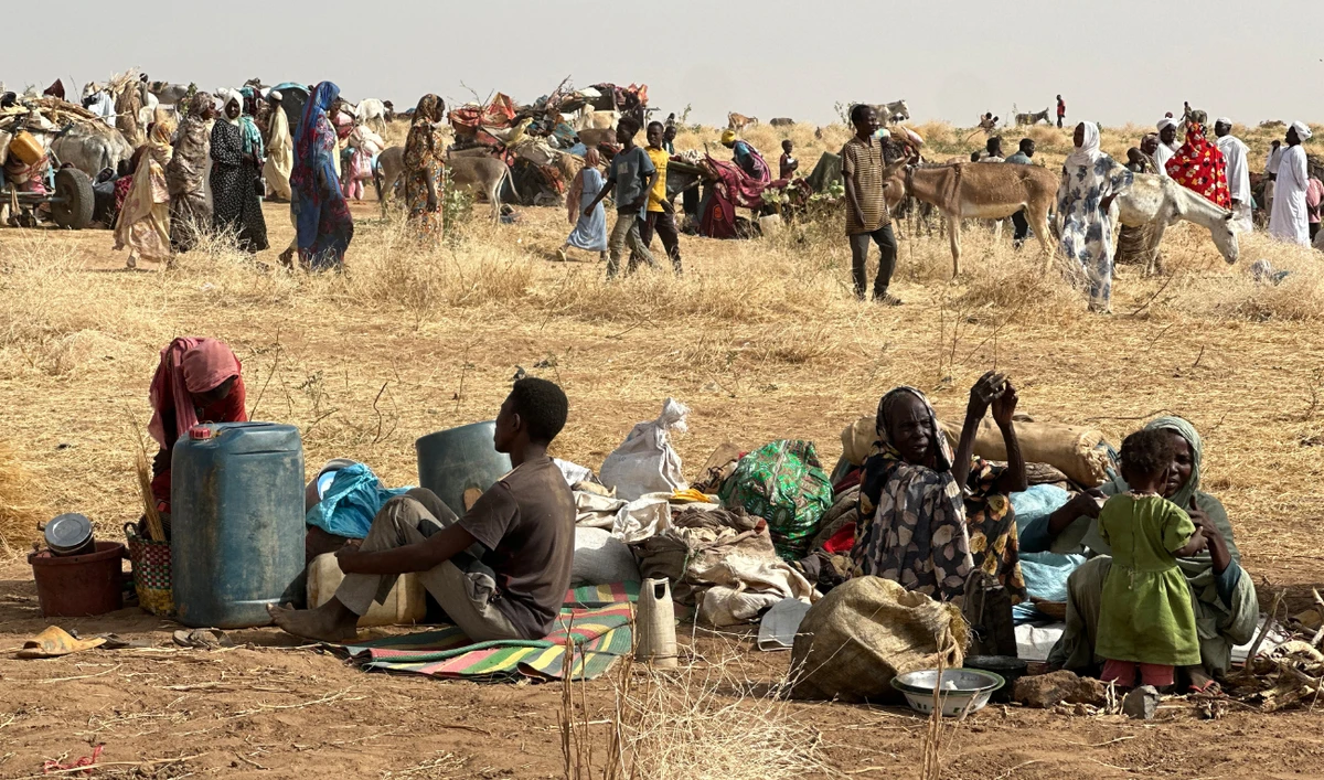 On April 11, armed groups reportedly linked to the RSF launched a deadly assault on the city of Al-Fasher, Zamzam, and another displacement camp called Abu Shouk, forcing tens of thousands to flee. (AFP)