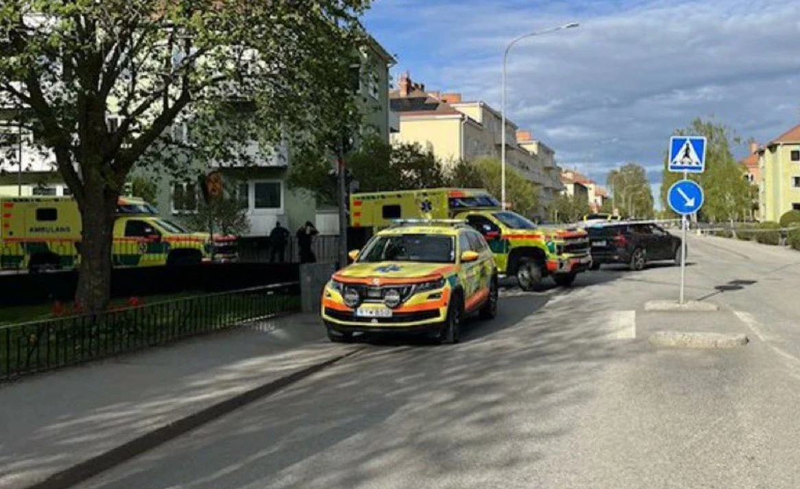 Swedish police said on Tuesday that several people in Uppsala in eastern Sweden were found with injuries that indicated gunfire after loud bangs were heard in the city. (X/@NTC_Report)