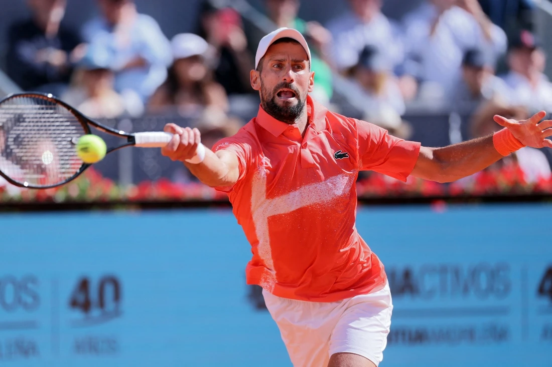 Djokovic said after his loss in Madrid that he was trying to come to terms with a “new reality” in tennis where he is just “trying to win a match or two“. (FILE/AFP)