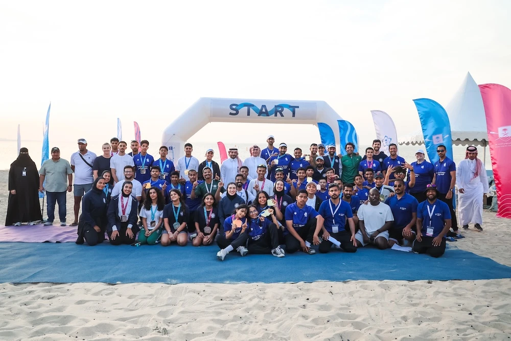 The event, organized by the Saudi Rowing Federation, attracted 46 male and female competitors, competing in nine different categories. (Supplied)