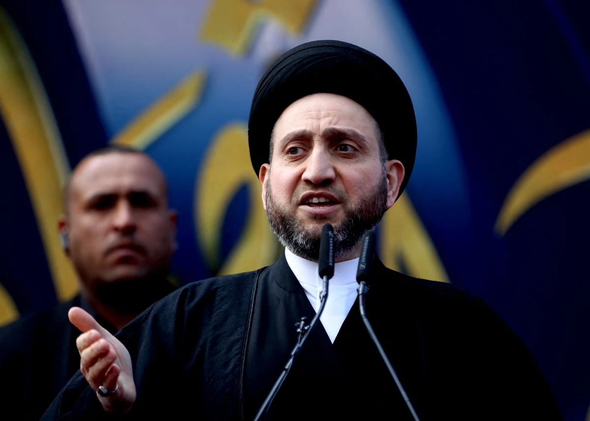 At the Sulaymaniyah International Forum, Al-Hakim highlighted a significant issue concerning the arms of various factions (AFP)
